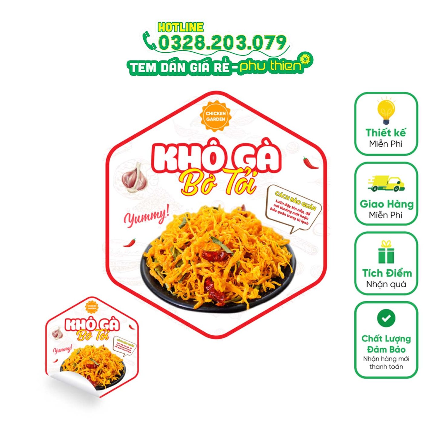 Tem Đồ Khô - Mẫu 03